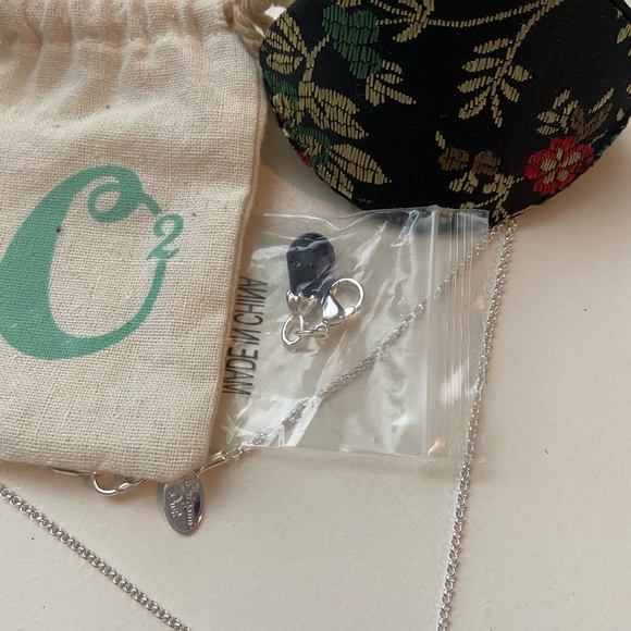 Origami Owl disk pendant with charms. Brand new - Picture 2 of 5